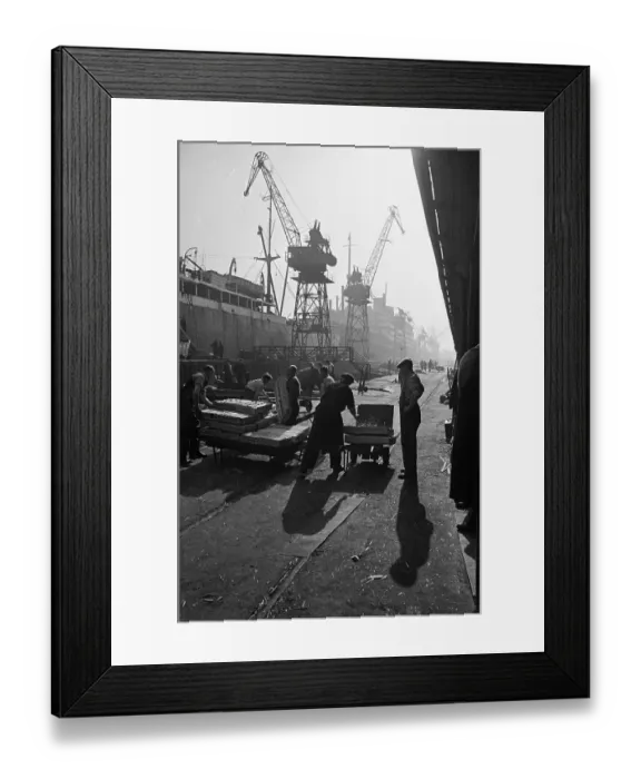 Framed Print : Shipping Goods