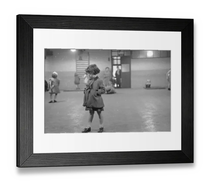 Framed Print : Little Girl Alone Framed Print : Little Girl Alone
