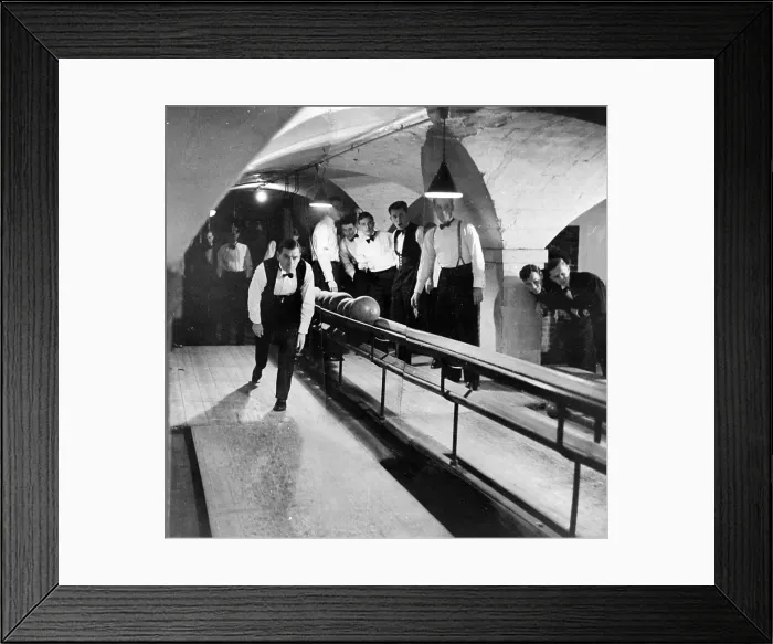 Framed Print : Bowling Officers Framed Print : Bowling Officers