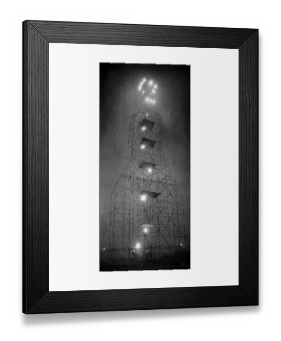 Framed Print : Man-Made Moon