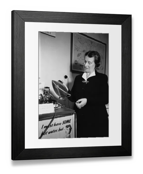 Framed Print : Caroline Haslett Framed Print : Caroline Haslett