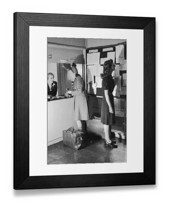Framed Print : A New Girl Arrives Framed Print : A New Girl Arrives