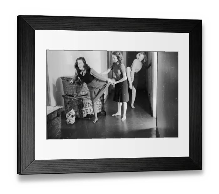 Framed Print : Ballet Class Framed Print : Ballet Class