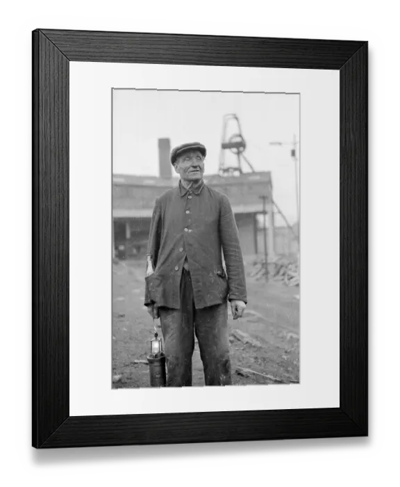 Framed Print : Lithuanian Miner Framed Print : Lithuanian Miner