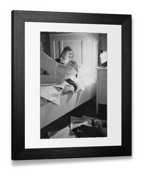 Framed Print : The Papers