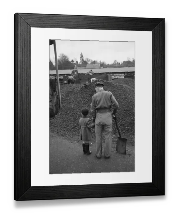 Framed Print : Coal Heaps Framed Print : Coal Heaps