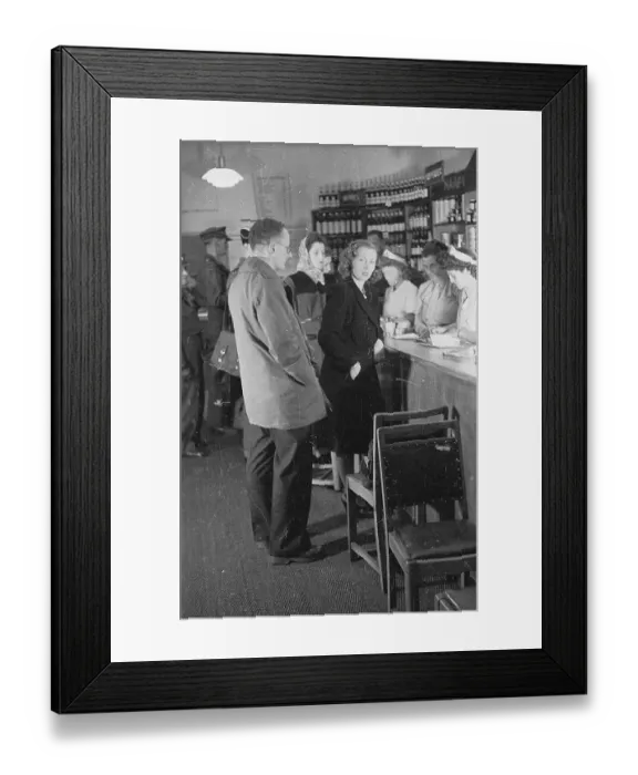 Framed Print : NAAFI Shop Framed Print : NAAFI Shop