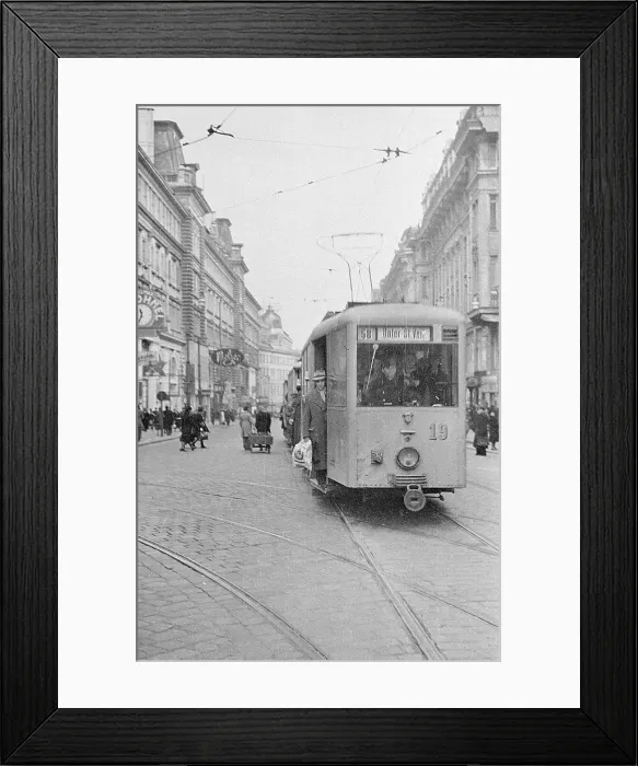 Framed Print : Viennese Tram Framed Print : Viennese Tram