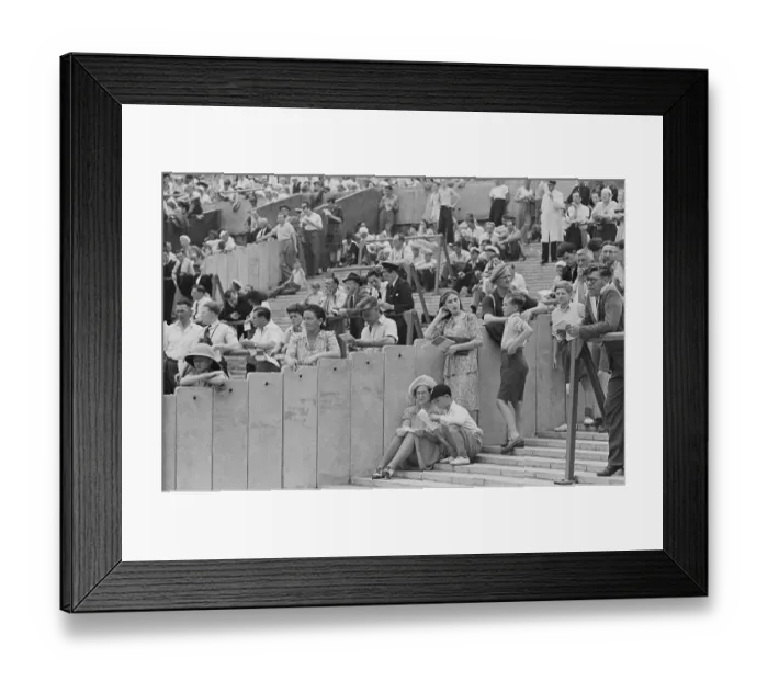 Framed Print : Olympic Spectators Framed Print : Olympic Spectators
