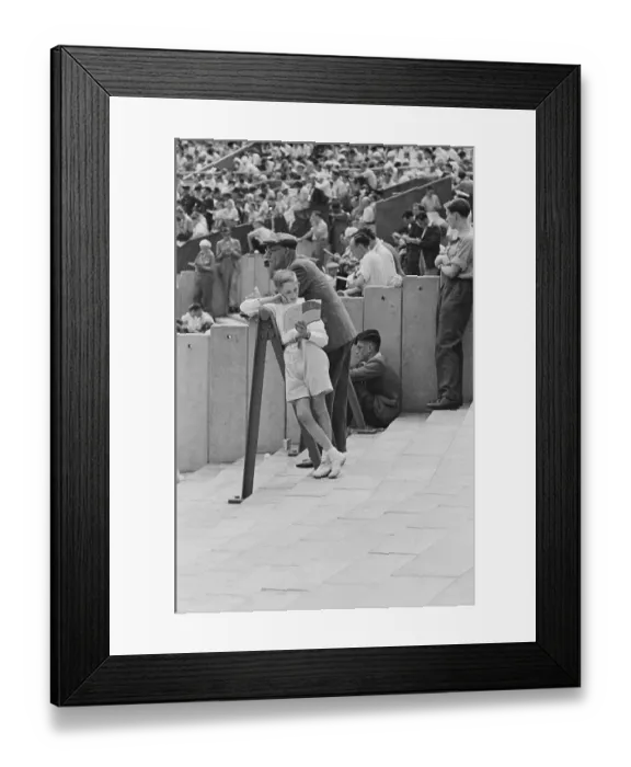 Framed Print : Olympic Spectators Framed Print : Olympic Spectators