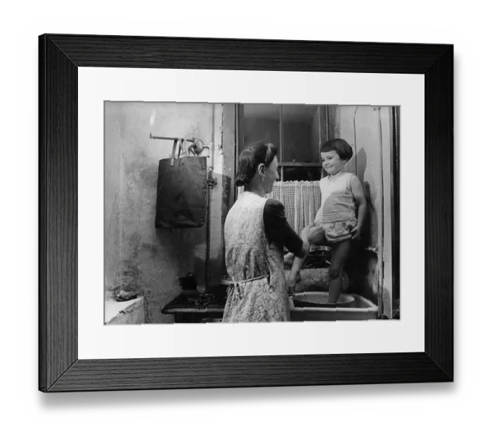 Framed Print : Child In Bathtub Framed Print : Child In Bathtub