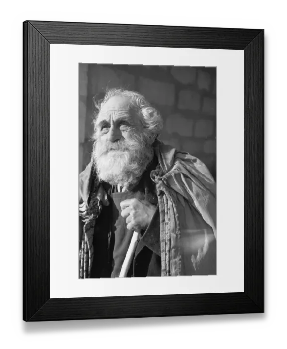 Framed Print : Old Shepherd