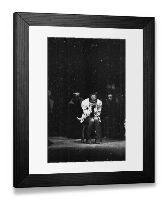 Framed Print : Joan In Despair Framed Print : Joan In Despair