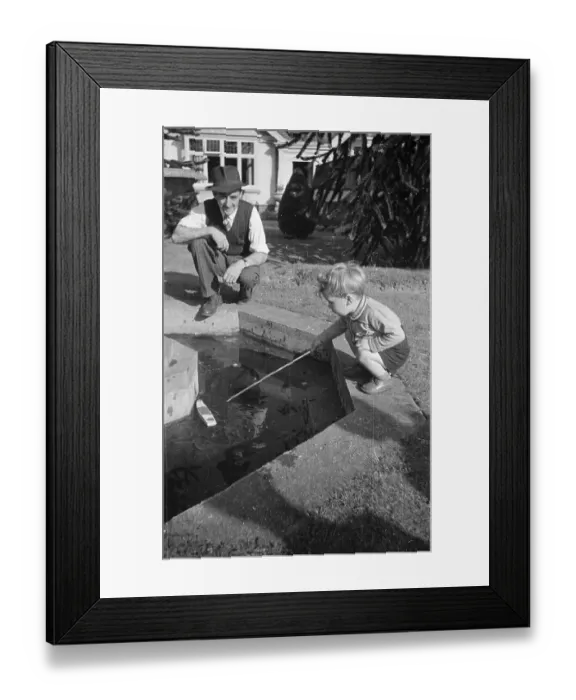 Framed Print : Toy Boat. 13th December 1947: Herbert Chapman Framed Print : Toy Boat. 13th December 1947: Herbert Chapman