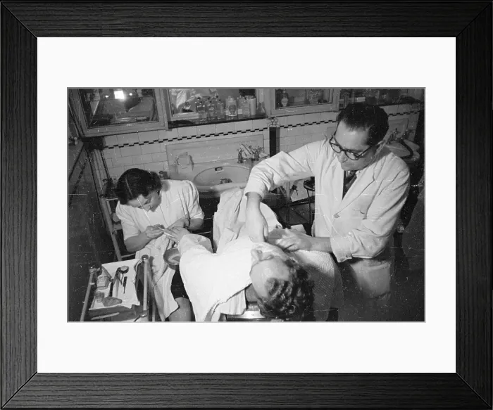 Framed Print : Hotel Shave Framed Print : Hotel Shave