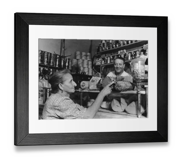 Framed Print : Italian Grocery Shop Framed Print : Italian Grocery Shop