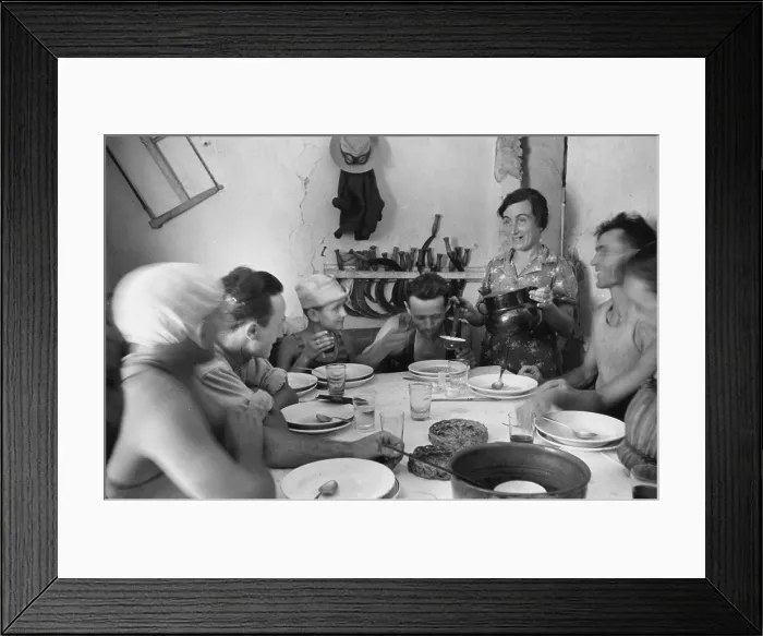 Framed Print : Communal Meal Framed Print : Communal Meal