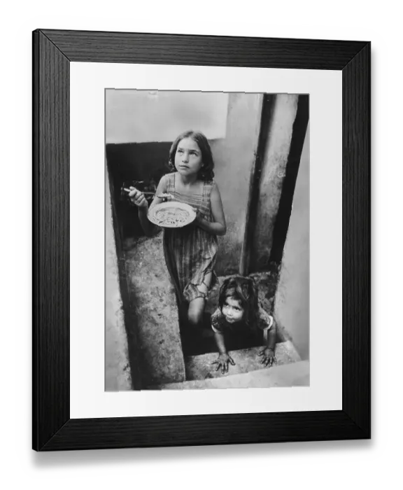 Framed Print : Refugee Children Framed Print : Refugee Children