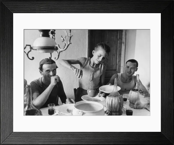 Framed Print : Communal Meal Framed Print : Communal Meal