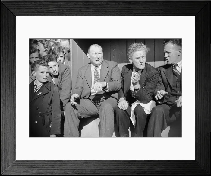 Framed Print : Football Staff Framed Print : Football Staff