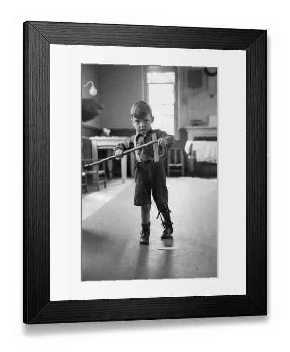 Framed Print : Infantile Paralysis