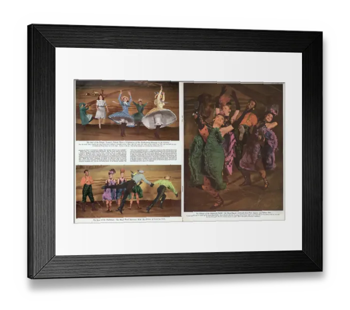 Framed Print : Oklahoma Dream Sequence Framed Print : Oklahoma Dream Sequence