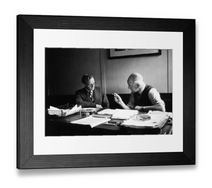 Framed Print : Office Meeting