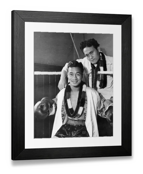 Framed Print : Hawaiian Boxer Framed Print : Hawaiian Boxer