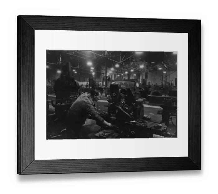 Framed Print : Factory Floor Framed Print : Factory Floor
