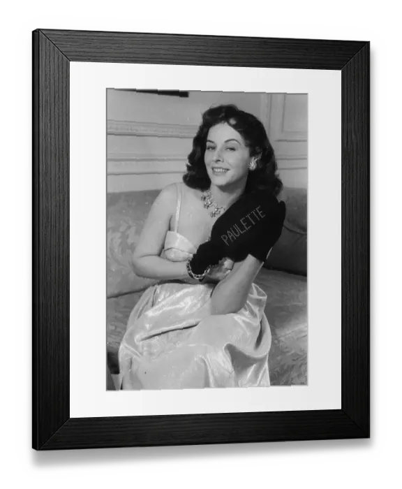 Framed Print : Paulette Goddard Framed Print : Paulette Goddard