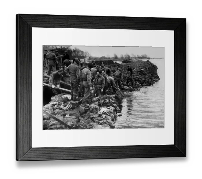 Framed Print : Fen Floods
