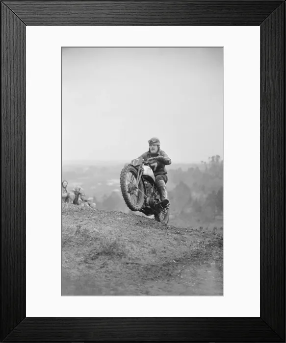 Framed Print : Motorcycle Scrambler Framed Print : Motorcycle Scrambler