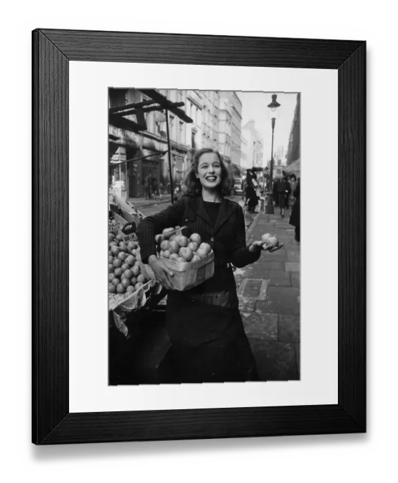 Framed Print : Fruit Seller Framed Print : Fruit Seller