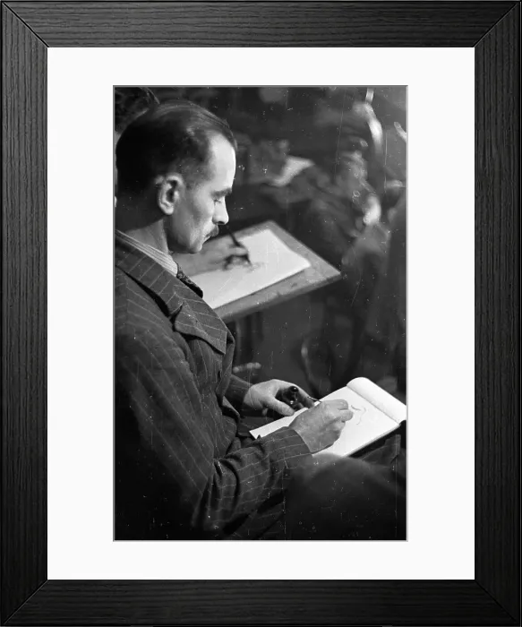 Framed Print : Cartoonists Class Framed Print : Cartoonists Class