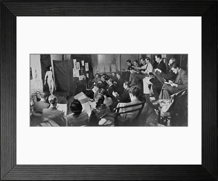 Framed Print : Cartoonists Class Framed Print : Cartoonists Class