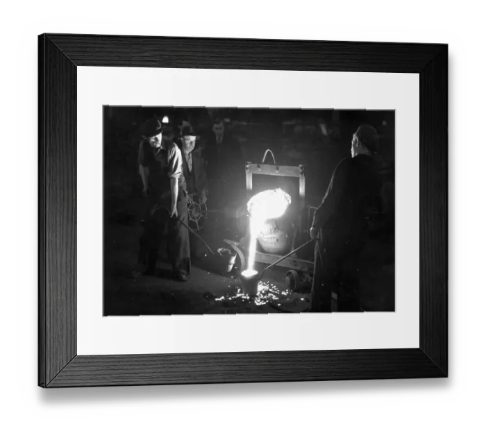 Framed Print : Molten Iron