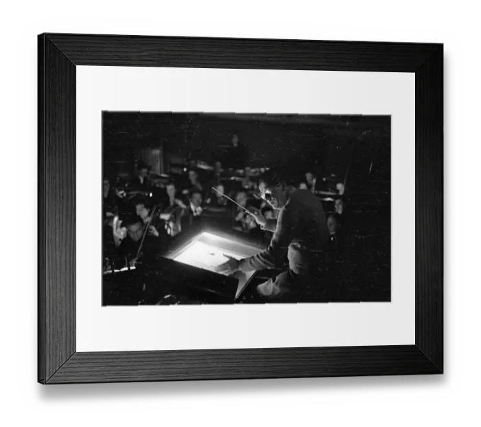 Framed Print : Conductor. 1st February 1947: Conductor and composer Karl Rankl Framed Print : Conductor. 1st February 1947: Conductor and composer Karl Rankl