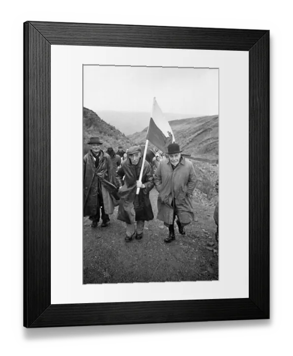 Framed Print : Marching For Land