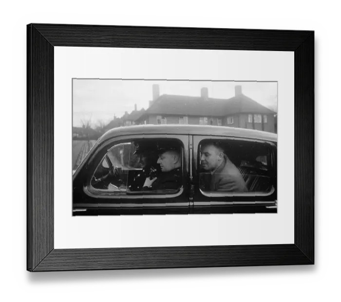 Framed Print : Police Patrol Car Framed Print : Police Patrol Car