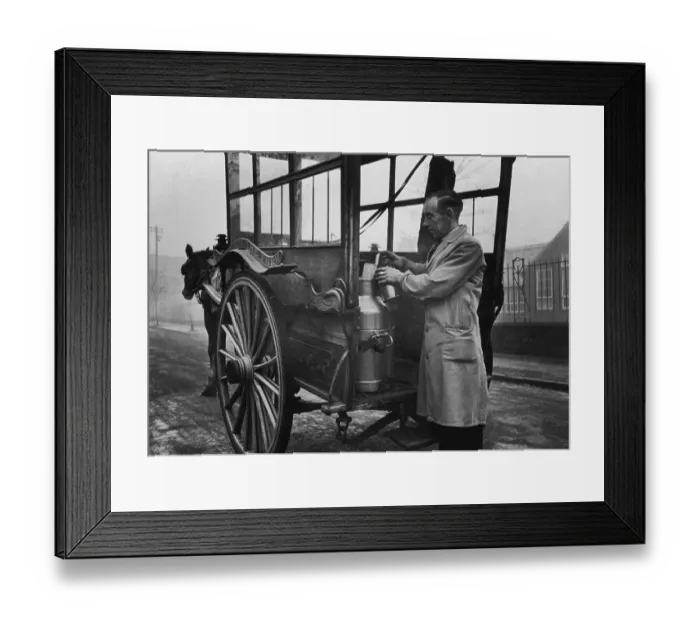 Framed Print : Manchester Milkman Framed Print : Manchester Milkman