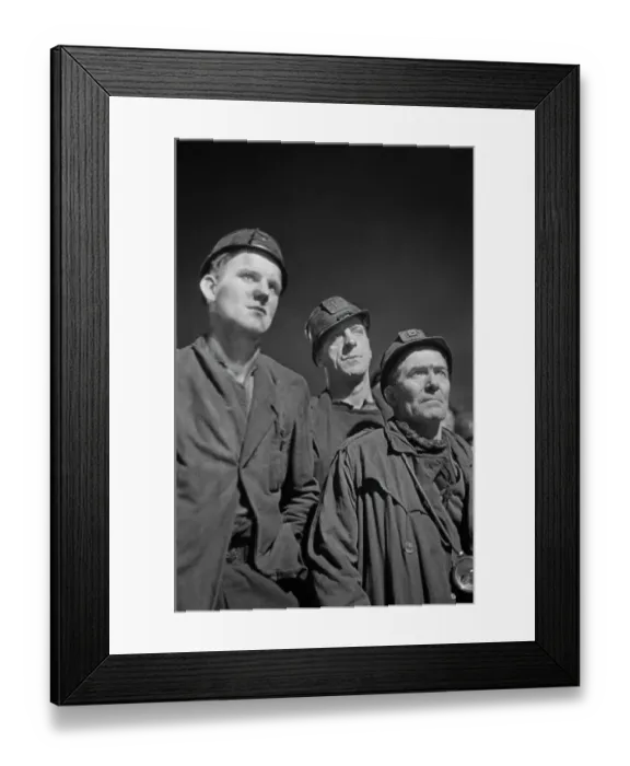Framed Print : Miners Celebrate Nationalization Framed Print : Miners Celebrate Nationalization