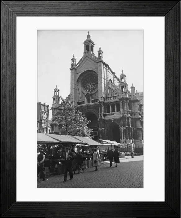 Framed Print : Brussels Market Framed Print : Brussels Market