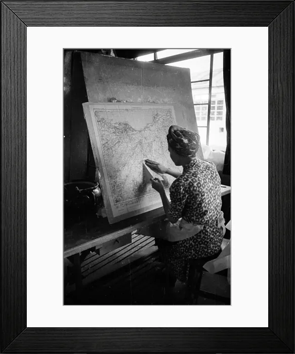 Framed Print : Map Making Framed Print : Map Making