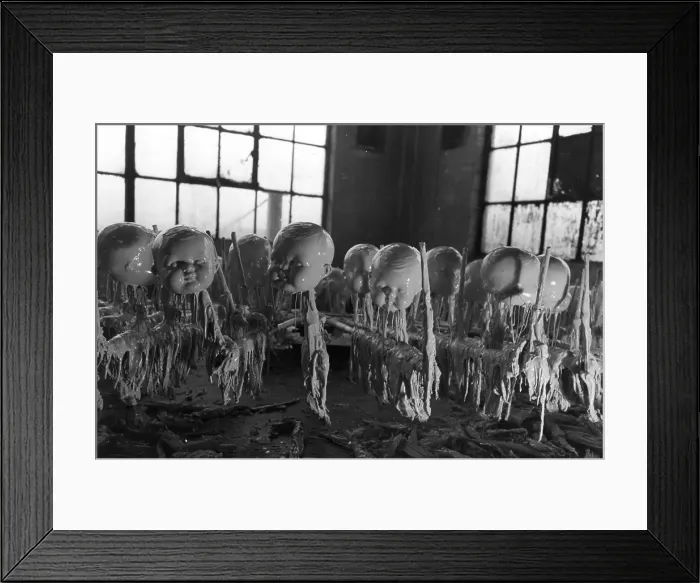 Framed Print : Spooky Dollies Framed Print : Spooky Dollies