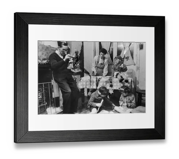Framed Print : Christmas Street Christmas Framed Print : Christmas Street Christmas