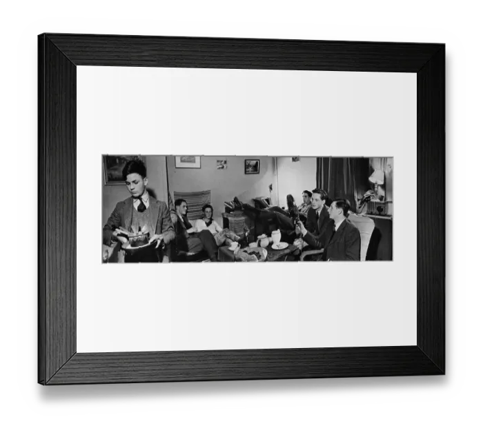 Framed Print : Study Tea. 21st December 1946:s D M Robertson Framed Print : Study Tea. 21st December 1946:s D M Robertson