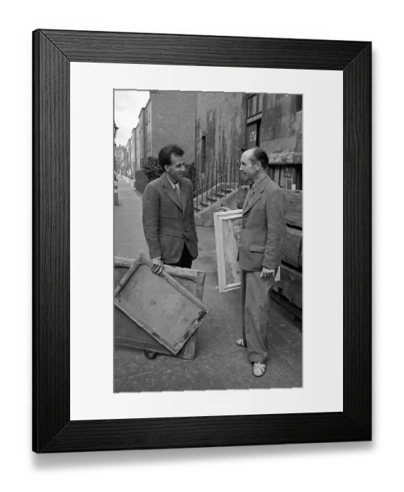 Framed Print : Artist Meet Framed Print : Artist Meet