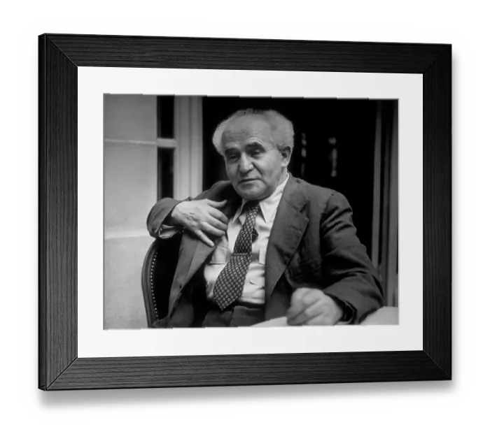 Framed Print : David Ben-Gurion Framed Print : David Ben-Gurion
