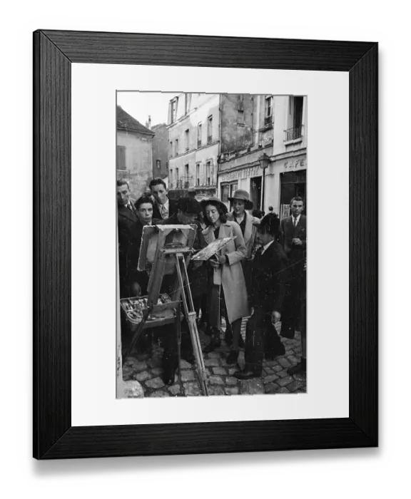 Framed Print : Montmartre Artist Framed Print : Montmartre Artist