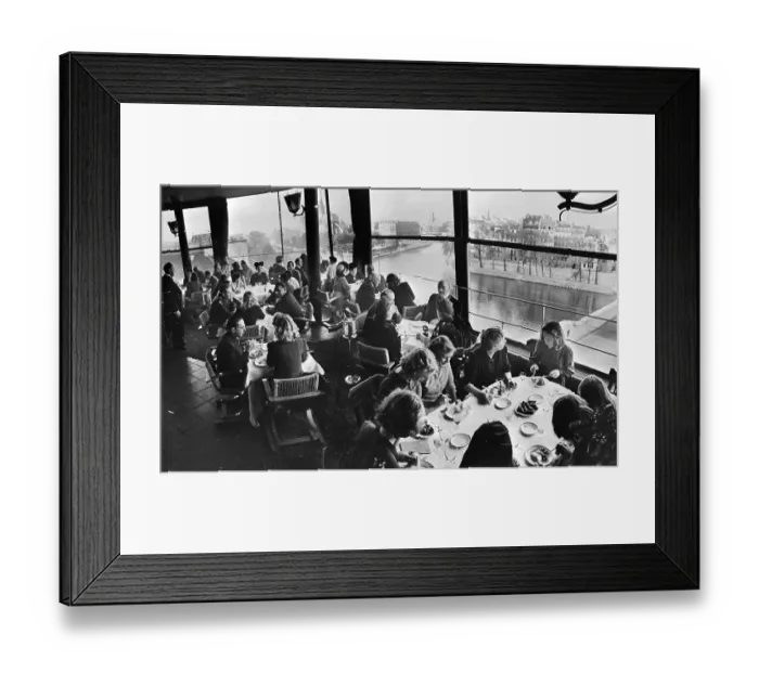 Framed Print : Left Bank Lunch Framed Print : Left Bank Lunch